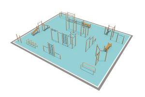 Купить Районная площадка для Воркаут и WRK 7_76mm в Рошале 