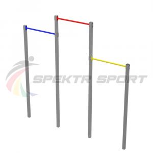 Купить Турник уличный трехуровневый в Рошале 