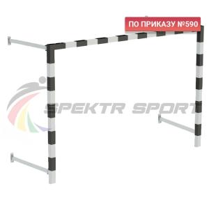 Купить Ворота мини-футбольные складные без сетки 2х3х0,5 м. (к-кт) в Рошале 