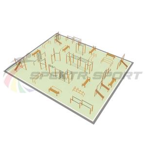 Купить Парковая площадка для Воркаут и WRK 6_76mm в Рошале 