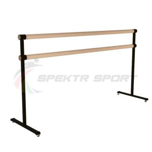 Купить Переносной хореографический станок двухрядный Аллегро на колесах в Рошале 