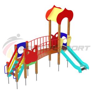Купить Детский игровой комплекс Полянка ДИК 1603 в Рошале 