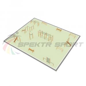 Купить Парковая площадка для Воркаут и WRK 2_76mm в Рошале 