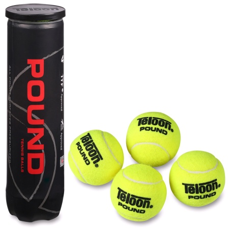Купить Мяч для большого тенниса Teloon 828Т Р4  (4 шт) в Рошале 